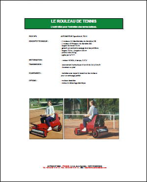 Rouleau de tennis